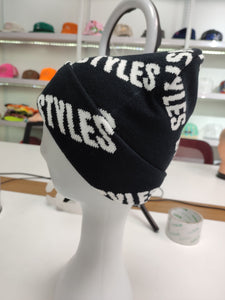 All Over Logo Beanie (Black)